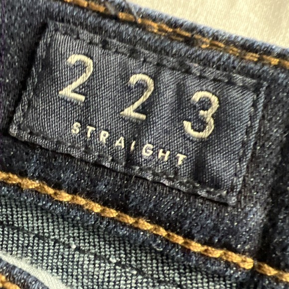 Lucky Brand Mens 223 Straight Leg Jeans Size W36 L32 Stretch Dark Blue Denim D12 - Picture 4 of 16
